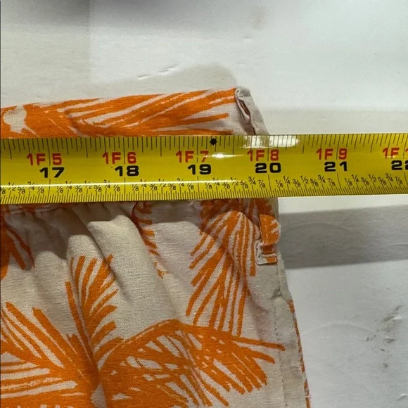 Future Collective with Alani Noelle Women's Wide Leg Relaxed Palm Tree linen 1X - Picture 13 of 13